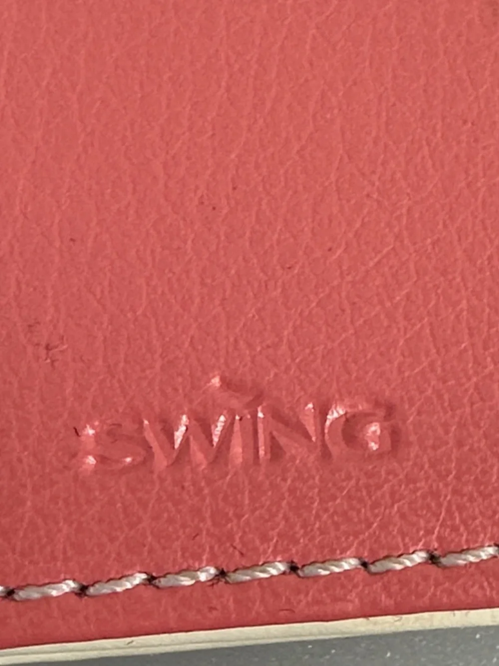 Swarovski Pink Leather magnetic Key & Card Holder with Crystal Accent